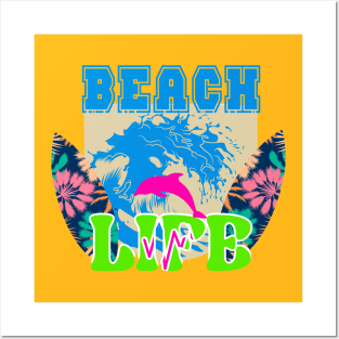 Beach Life Design Posters and Art